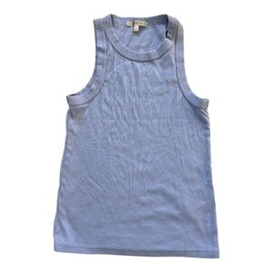 Banana Republic Factory Ribbed Tank Top in Light Blue – Size L